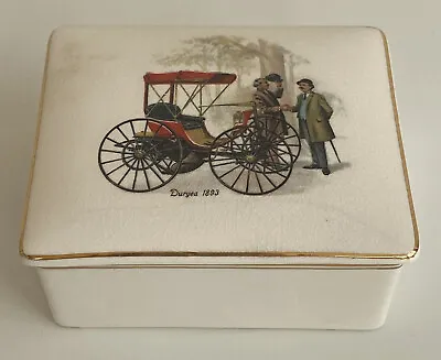 Buy Vintage Lancaster & Sandland Trinket Box Pictured Duryea 1893 Car • 3.50£