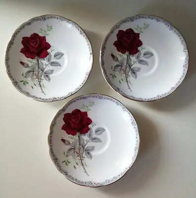 Buy Royal Stafford Roses To Remember Bone China Teacup Saucers Spare Replacement X 3 • 5£