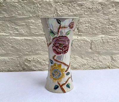 Buy Vintage 1950s Arthur Wood Keat Floral Relief Pattern Vase No 4704 • 18.99£