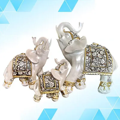Buy  Resin Elephant Ornament Wealth Lucky Sculpture Collectible Animal Figurine • 10.19£