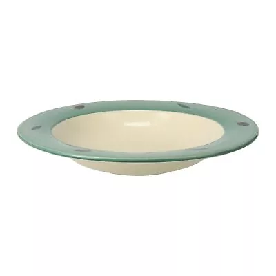 Buy Poole - Fresco - Green - Rimmed Bowl - 99469G • 22.20£