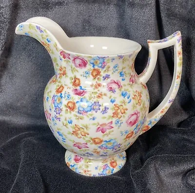 Buy Vintage Lord Nelson Ware Porcelain Jug Water Pitcher Floral Design Decor 7.5  • 10£