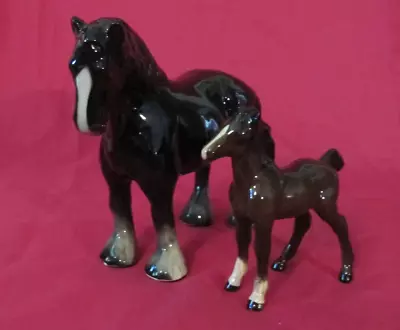 Buy Ceramic Shire Horse With Fowle • 12£