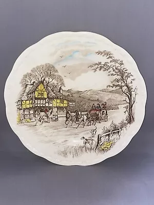 Buy Vintage Alfred Meakin Devonshire Road Decorative Plate Coach & Horses Pub Countr • 6.05£