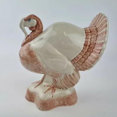 Buy Vintage Rye Pottery Figure Of A Turkey With Red Colour 19.5cm High • 119£