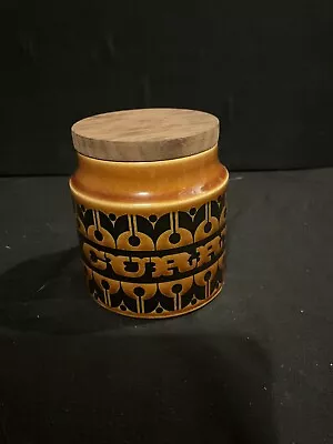 Buy Hornsea Pottery Heirloom Brown Curry Storage Jar • 9£