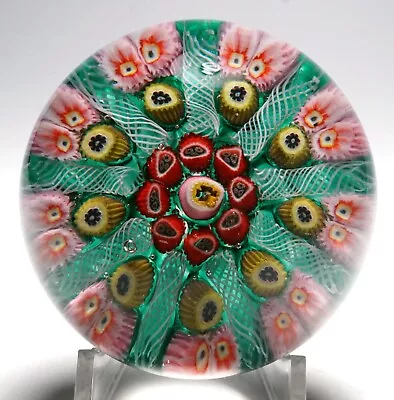 Buy Strathearn Paneled Millefiori Paperweight - Large - Colorful • 135.45£