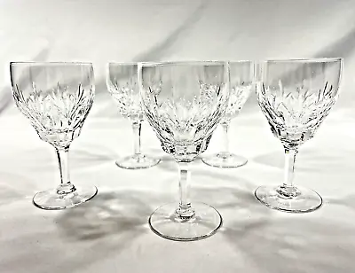 Buy 5 Piece Crystal Glassware Set Stuart England 6x3 In Fine Wine Dinnerware • 90.13£