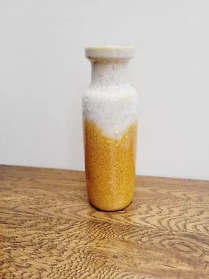 Buy WGP Scheurich Bottle Vase 200-22 Mustard & Mottled Cream • 20£