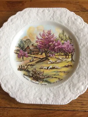 Buy PLATE.   Lord Nelson Pottery American Homestead Spring Currier & Ives Plate, . • 2.95£