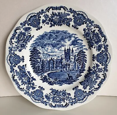 Buy English Tableware By UNICORN Blue/White Plate Staffordshire England Royal Homes • 9.99£