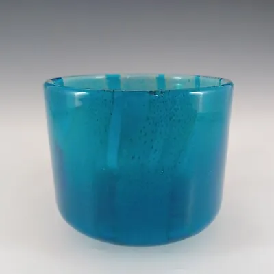 Buy SIGNED Mdina 'Ming' Maltese Blue & Green Glass 'Ming' Vase Or Bowl • 50£
