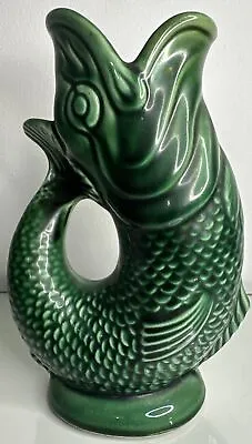Buy Vintage Devon Dartmouth Pottery Fish Jug 18cm • 24.99£