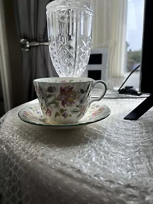 Buy Minton Haddon Hall Green  Large Breakfast Cup And Saucer • 20£