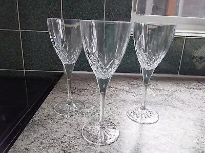 Buy Set Of 3 Royal Doulton Earlswood Wine Glasses 8.1 Inch • 19.99£