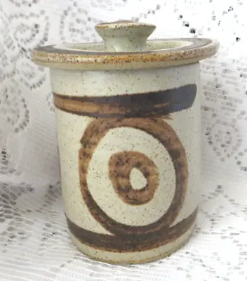 Buy Abaty Stoneware Pottery Wales Lidded Sugar Jam Honey Pot - Excellent Condition • 7£
