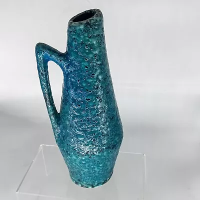 Buy Scheurich Blue  70s Fat Lava German Pottery Vase 271 22cm • 55£