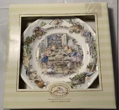Buy Rare Brambly Hedge Royal Doulton DINING BY THE SEA Plate 16cm Sea Story Figure • 49.99£