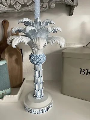 Buy Candle Holder Pale Blue Rococo Style • 35.99£