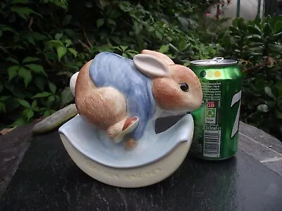 Buy Border Fine Arts Ceramic Peter Rabbit Collection Rocking Piggy Bank Money Box • 12.60£