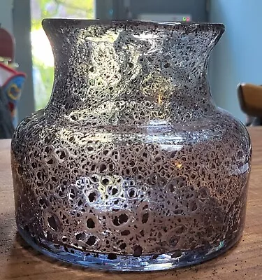 Buy Bengt Orup For Johansfors Swedish Art Glass 'Stromboli' Vase 1960's MCM • 60£