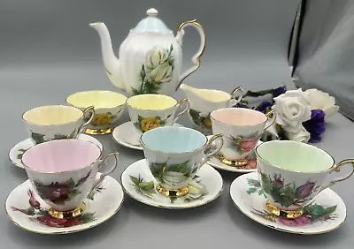 Buy Paragon England Harry Wheatcroft World Famous Roses 15 Piece Coffee Set. • 49.99£