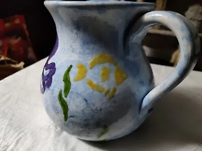 Buy Underwater Themed/ Signed Pottery/ Pitcher • 24.07£