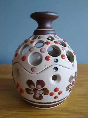 Buy Glynn Ward Hand Thrown Pottery Lidded Pot Trinket Dish & Lid Makers Mark • 9.50£