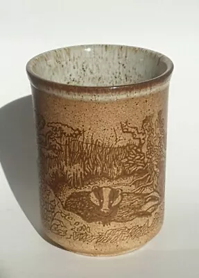 Buy Vintage 1970's Dunoon Pottery Badger Coffee Mug Tea Cup Stoneware Scotland  • 14.99£