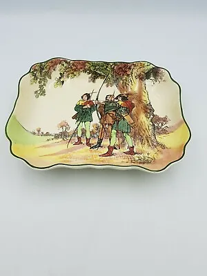 Buy Royal Doulton D.6341 Robin Hood  Under The Greenwood Tree  Series Ware Dish-rare • 46.99£