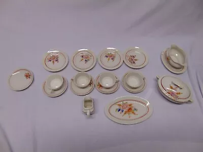 Buy Vintage 18 Piece China Children's / Miniature Tea Set Cups Saucers Bowls JAPAN • 23.57£