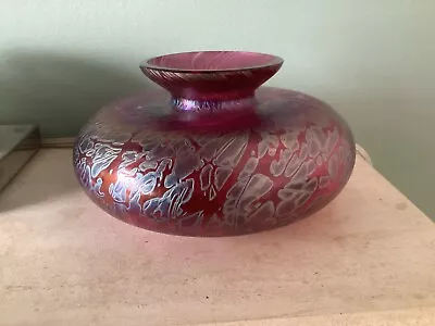 Buy Royal Brierley Studio Glass Squat Vase • 25£
