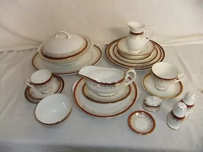 Buy Royal Grafton - Majestic Red - Gilded Fine Bone China Vintage Tableware - 5A3A • 3.99£