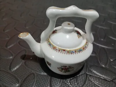 Buy Coalport Miniature Bone China Kettle / Teapot - Ming Rose • 6.99£