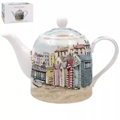 Buy Sandy Bay Beach Seaside Nautical Teapot • 18.99£