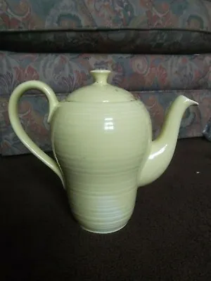 Buy GEORGE CLEWS COFFEE POT  7 1/2  (19cm) STAFFORDSHIRE POTTERY 1947-60 ENGLAND • 16£