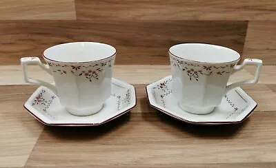 Buy 2 X Vintage Johnson Brothers Madison Cups & Saucers • 8.49£