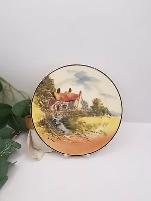 Buy Vintage Royal Doulton Decorative Cottage Plate D3647 11-28 • 16£