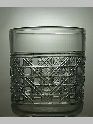 Buy Large Vintage Heavy Lead Crystal Cut Glass Vase 8 1/2  - 45B • 88.99£