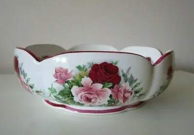 Buy Fenton China Floral Rose Bowl.6in Diameter 2in Tall • 9.50£