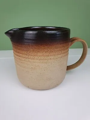 Buy THE GUERNSEY POTTERY Brown Ombre Jug Vase 12.5cm Tall • 7£