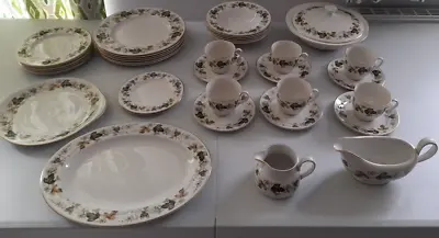 Buy 37 Pieces Of Royal Doulton 1950's Larchmont T.C. 1019 China Very Lightly Used.. • 120£