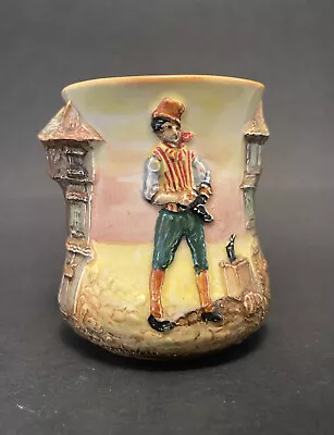Buy Royal Doulton Dickens Ware Small Relief Vase Character Sam Weller 8205 • 40£