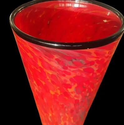 Buy SALE - Richard Lamprecht - Australian Studio Art Glass - Stunning 56cm Tall Vase • 153.12£