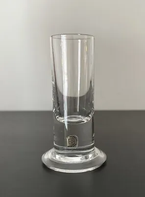 Buy Dartington Bud Vase Clear Glass Flower / Large Shot Glass Vintage MCM 12cm • 10£