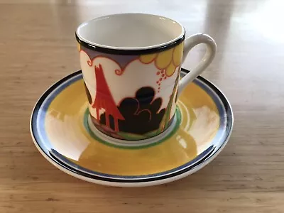 Buy Clarice Cliff / Wedgwood Limited Edition Cup And Saucer Summerhouse Cafe Chic • 10£