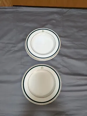 Buy SYRACUSE CHINA ROYAL RIDEAU  Plate Green With Gold Color Set Of Four • 13.28£