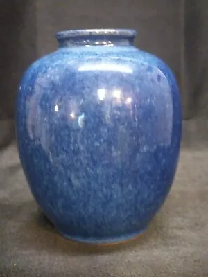 Buy Antique Chinese Powder Blue Flambe Glaze Monochrome Glaze Vase • 7.85£