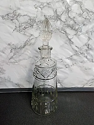 Buy Vintage Pressed Glass Juice Water Decanter With Stopper J C Cottle 1927 • 5.99£