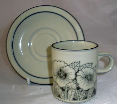 Buy Hornsea Pottery Cornrose Pattern Demitasse Coffee Cup And Saucer In Ironstone • 4.95£